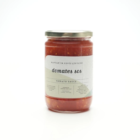 Yerli Tarla Domatesi Konserve (650 G)