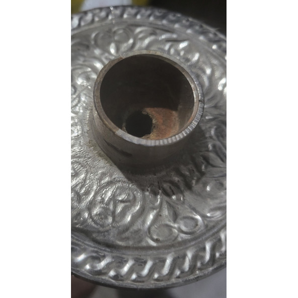 Osmanli semaver aksam parça fotoğraftaki ürün pirinç döküm krom kaplama kaliteli ikinci el - 2