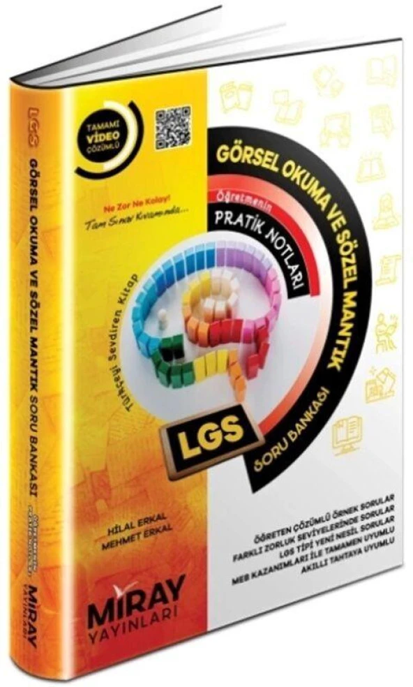 8. Sınıf Görsel Okuma ve Sözel Mantık Konu Özetli Soru Bankası Miray Yayınları ürün görseli