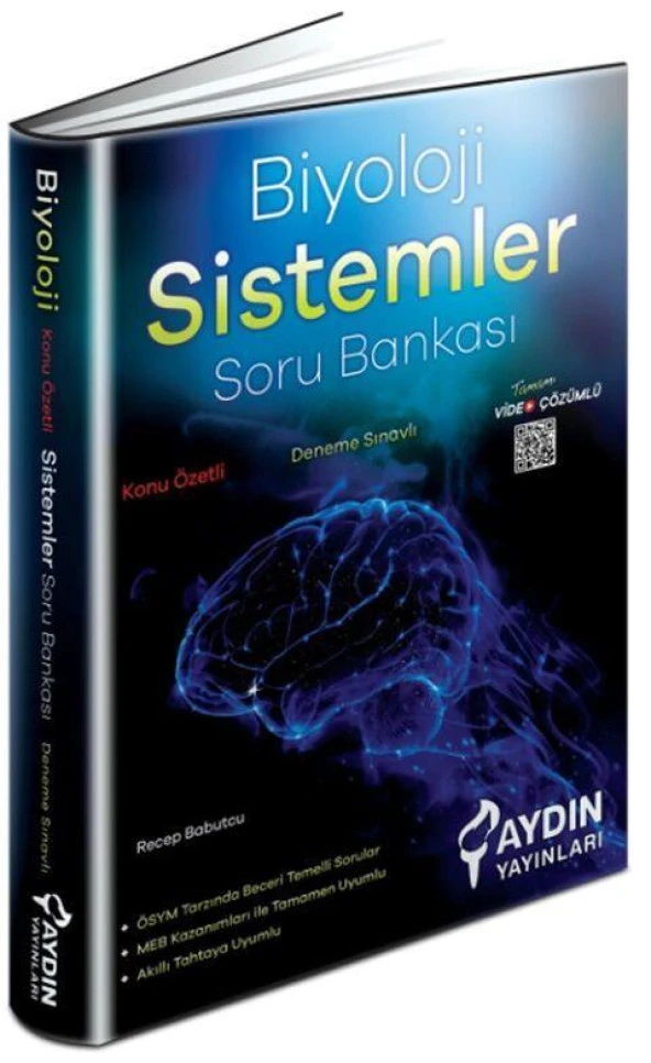 AYT Biyoloji Sistemler Konu Özetli Soru Bankası Aydın Yayınları