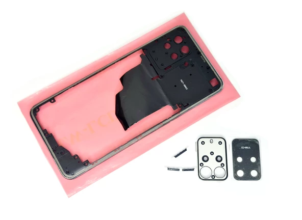 Oppo Reno 5 Lite FULL kasa Arka Pil Batarya Kapağı Siyah - 3