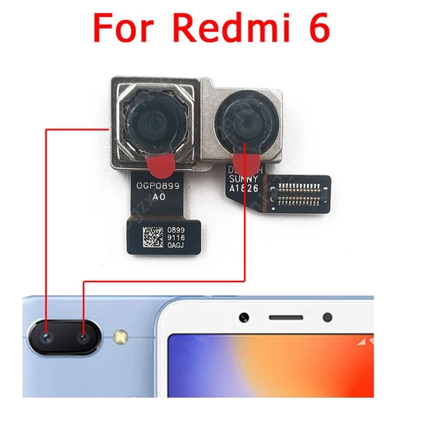 Xiaomi Redmi 6 Arka Kamera Orj