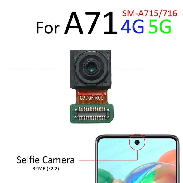 Samsung Galaxy A71 Ön Kamera (Orjinal)