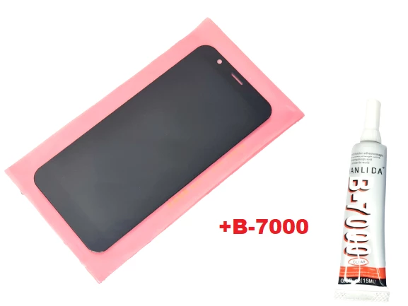 General Mobile GM8 Lcd Ekran Dokunmatik (ORJİNAL) B-7000 SİYAH - Resim 1