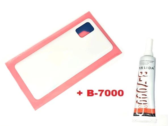 Samsung Galaxy A51 A515 Arka Kapak (B-7000) BEYAZ ürün görseli
