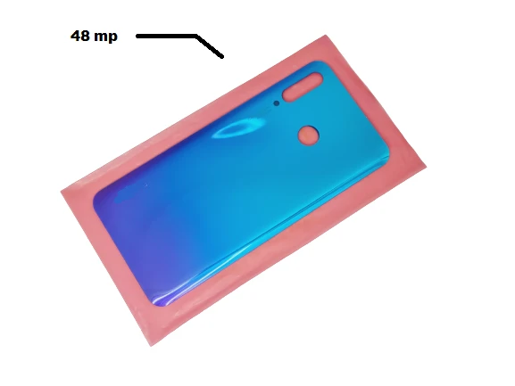 Tkgz Huawei Uyumlu P30 Lite Arka Pil Batarya Kapağı (48MP) MAVİ