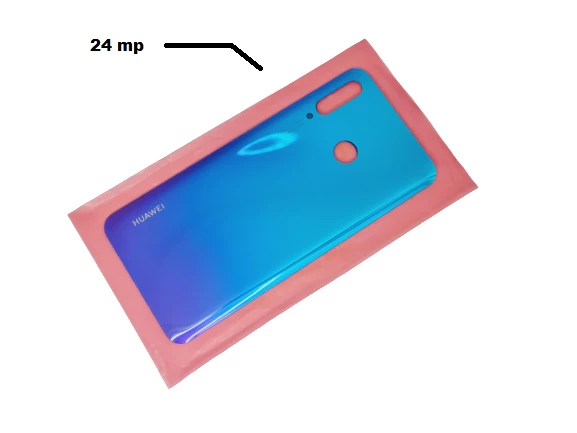 Tkgz Huawei Uyumlu P30 Lite Arka Pil Batarya Kapağı (24 MP) MAVİ