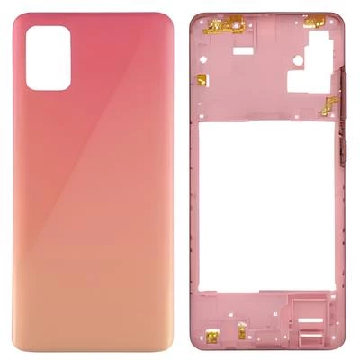 Samsung Galaxy A51  - SM-A515F FULL Kasa Arka Kapak Takım TURUNCU ürün görseli 1