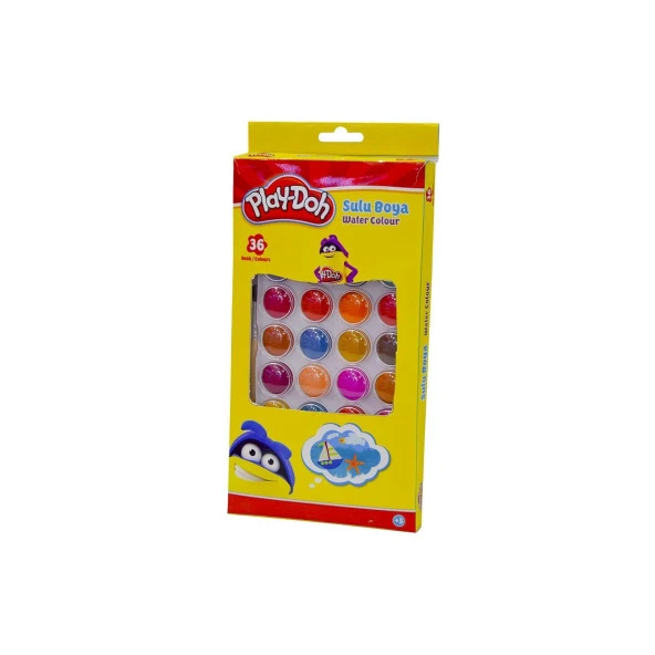 Play-Doh Sulu Boya 23 MM 36 Renk Sulu Boya - 1