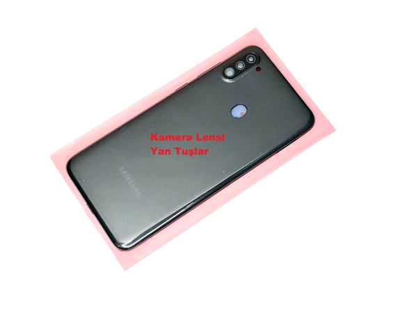 Tkgz Samsung Galaxy A11 kasa Arka Pil Batarya Kapağı Siyah