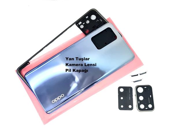 Oppo A74 kasa Arka Pil Batarya Kapağı MAVİ ürün görseli 1