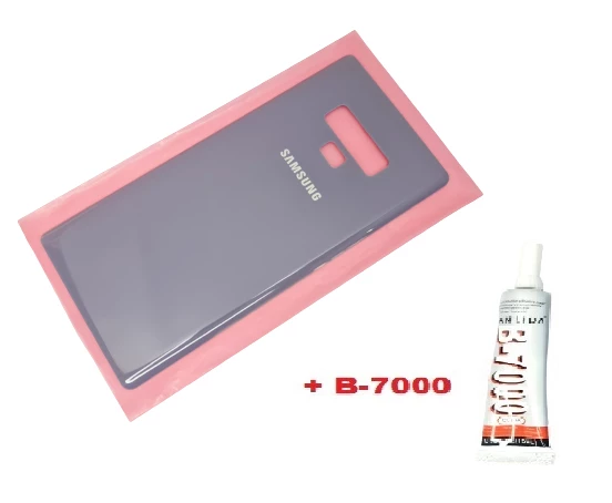 Samsung Galaxy NOTE 9 Arka Pil Batarya Kapağı (CAM+B-7000) Orkide Mavi