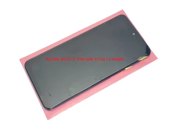 Xiaomi Redmi NOTE 9 PRO Lcd Ekran Dokunmatik Orijinal (Full ÇITALI GRİ)