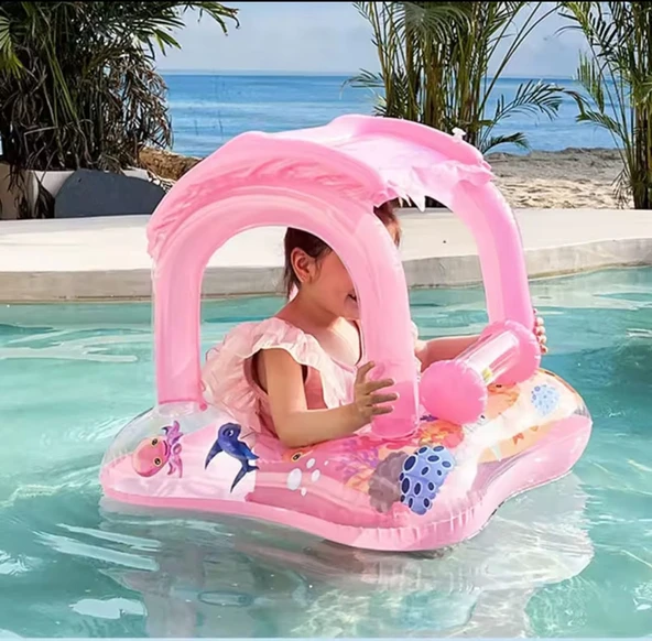 Gölgelikli Kare Oturaklı Bebek Simiti Cnss21-326 - 3