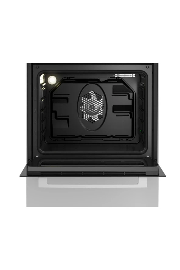 Beko BFE 400-1 EB Beyaz Dijital Göstergeli Fırınlı Ocak - Resim 4