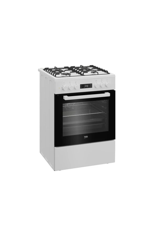 Beko BFE 400-1 EB Beyaz Dijital Göstergeli Fırınlı Ocak - Resim 5