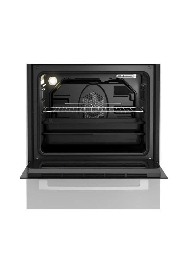 Beko BFE 400-1 EB Beyaz Dijital Göstergeli Fırınlı Ocak - Resim 6