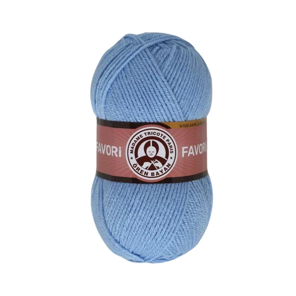 Ören Bayan Favori Örgü İpi - Mavi - 1 Adet - ( Renk Kodu : 012 ) ürün görseli 1