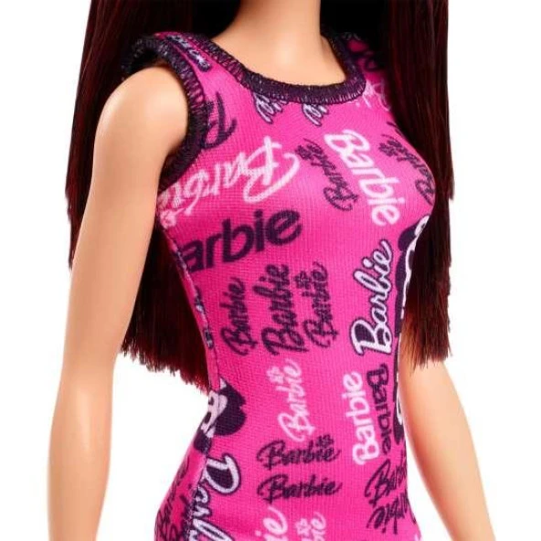 Barbie Şık Barbie Pembe Elbiseli T7439-HRH10 - 3