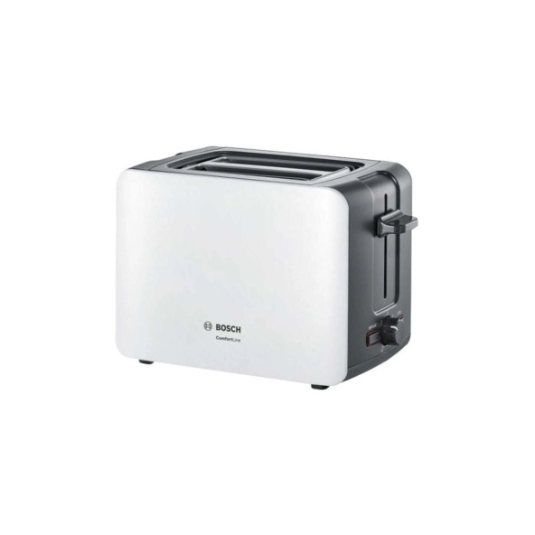 BOSCH TAT6A111 Kompakt Ekmek Kızartma Makinesi Beyaz / Koyu Gri