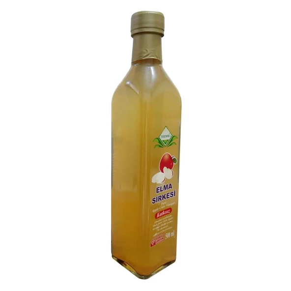 Themra Koruyucusuz Katkısız Doğal Fermente Elma Sirkesi 500ML - 3