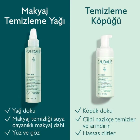 Caudalie Vinoclean Makyaj Temizleme Yağı 75 ml - Resim 5