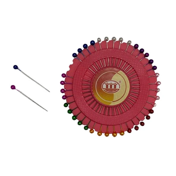 İnci Başlı Toplu İğne Çelik - Disk dti02