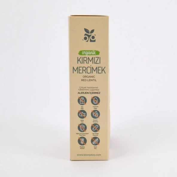 Biorootzo Organik Glütensiz ve Vegan Artizan Bronz Kalıp Kırmızı Mercimek Casarecce  200 g - 3