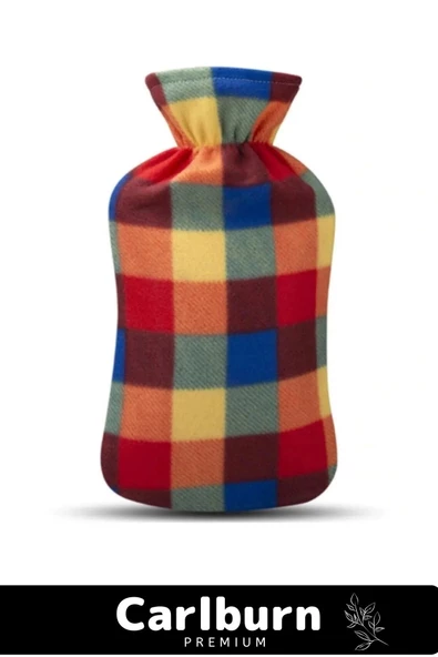 Premium Büyük Boy Kauçuk Yıkanabilir Polar Kılıflı Termofor Regl Kötü Hava Sıcak Su Torbası 2 Lt - 2