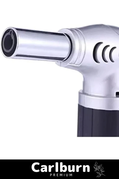 1300 Derece Sıcaklık Veren Tatlı Lehim Mangal Ateş Kömür Kamp Kutulu Doldurulabilir Pürmüz Çakmak - 2