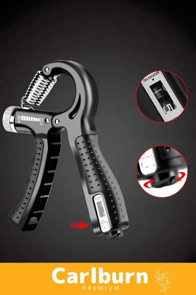 Özel Üretim Sayaçlı El Yayı Bilek Kası Güçlendirici Ayarlanabilir El Yayı 5-60 Kg Bilek Güçlendirici - 3