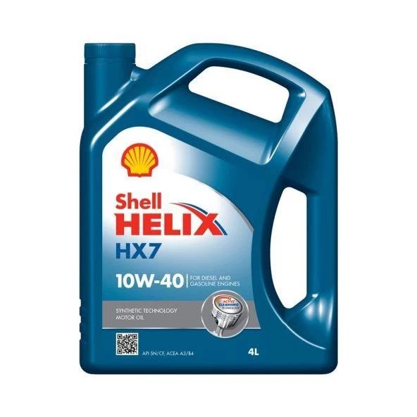 SHELL HELİX HX7 10W40 - 4 LİTRE