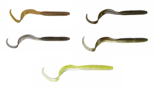 Savage gear LB Rib Worm 90 mm 10 Adet Sahte Balık - 10