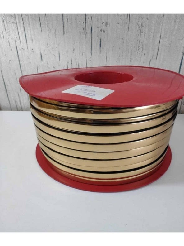 Enzelo  18 mm 3D Dekoratif Altın Şerit Çıta Panjur Şerit 5 Metre - 2