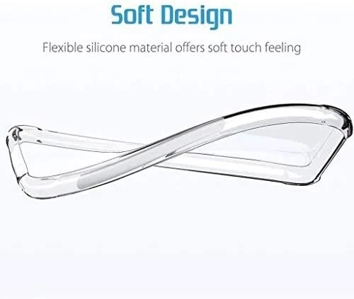 Samsung Galaxy A7 2018 Şeffaf Tıpalı Kamera Korumalı Silikon Kılıf - Resim 2