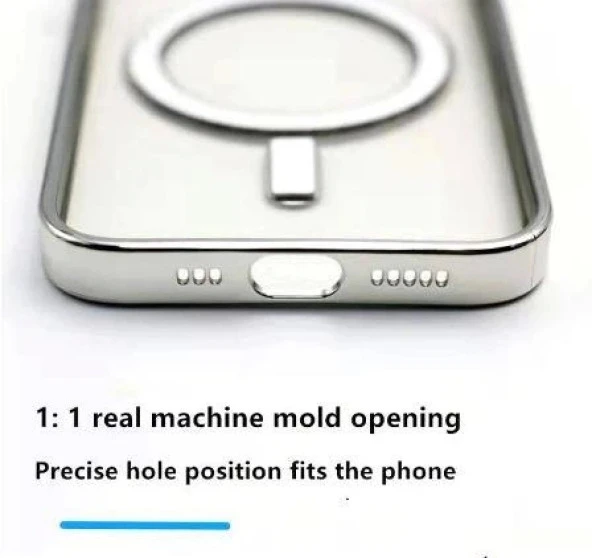 İphone 13 Pro Magsafe Uyumlu Parlak Lazer Telefon Kılıfı - Resim 5