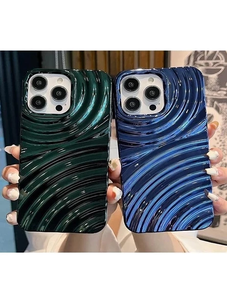 İphone 14 Pro Ripples Parlak Darbelere Dayanıklı Silikon Kılıf - Resim 5