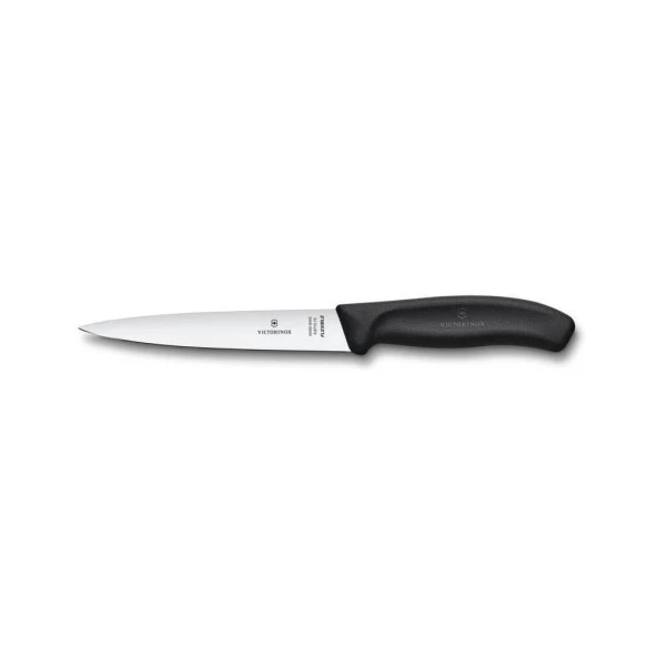 Victorinox SwissClassic 16cm Fileto Bıçağı Siyah 6.8713.16B