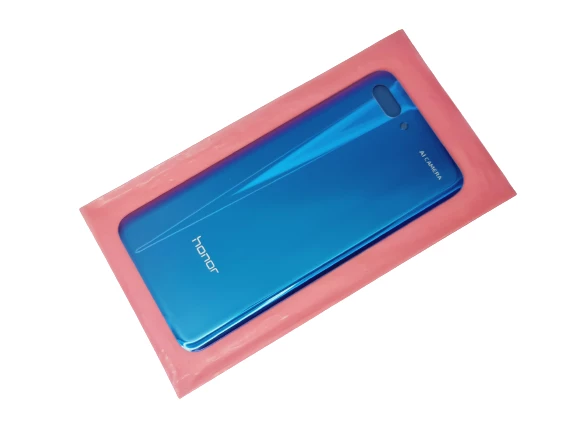 Tkgz Honor 10 Arka Pil Batarya Kapağı (CAM) MAVİ