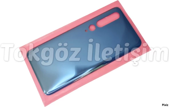 Xiaomi Mİ 10 Arka Kapak Batarya Pil Kapağı 5G (CAM) LACİVERT - 2