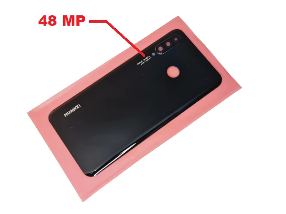 Tkgz Huawei Uyumlu P30 Lite Arka Kapak SİYAH ( Kamera Lensli 48 MP)