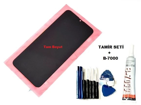 Samsung Galaxy A20 (A205) Lcd Ekran Dokunmatik ORJİNAL (B-7000+Tamir Seti)
