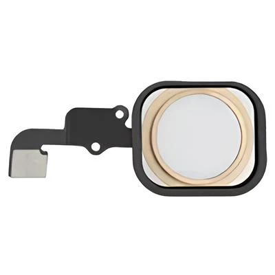 iPhone 6S PLUS Home Tuşu Flex GOLD - Lastikli Çerceveli - 1