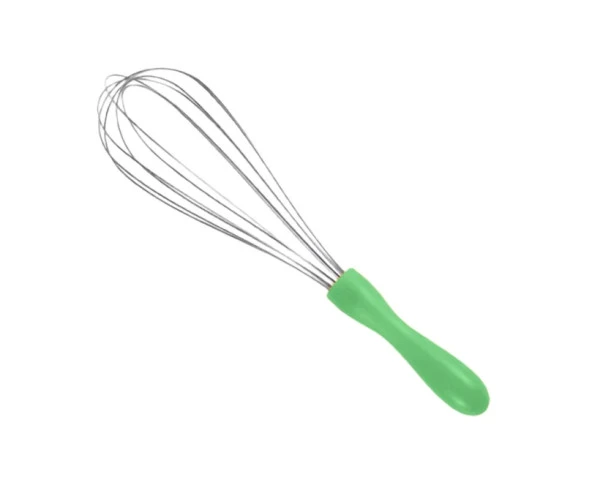 MyBru Paslanmaz Çelik Yeşil Plastik Saplı El Çırpıcısı (Blender) 3'lü Set - 3