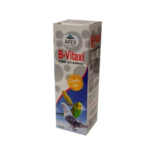 Apex B-Vitaxi Kuşlar İçin B Vitamini Tüy Dökümü 100 ml - Resim 2