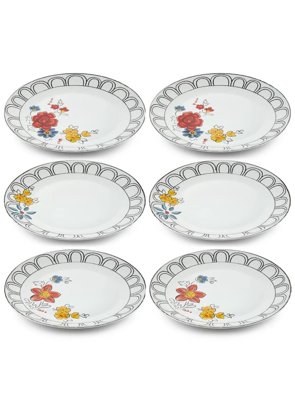 The Mia Fiore Servis Tabağı 6 Kişilik - Resim 2