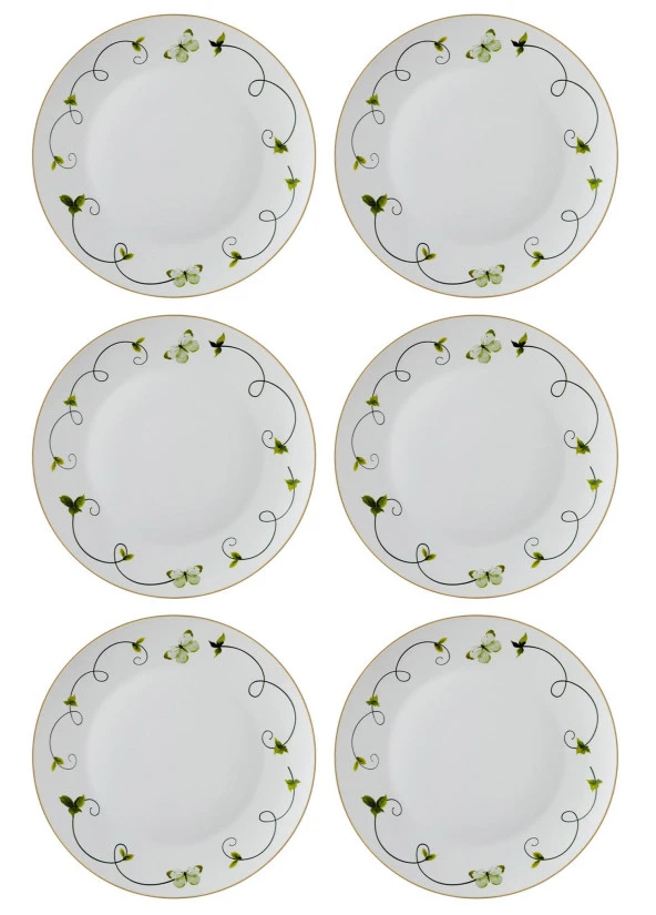 The Mia Butterfly Servis Tabağı 6 Kişilik ürün görseli 1