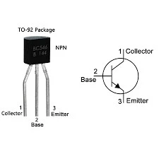 100Adet BC546 Transistör Bjt Npn To-92 100 Ma 45V - 3