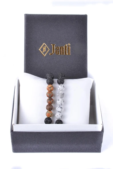 JTKB20004 JANTİ 2 Lİ KOMBİN KUTULU BİLEKLİK - Resim 4