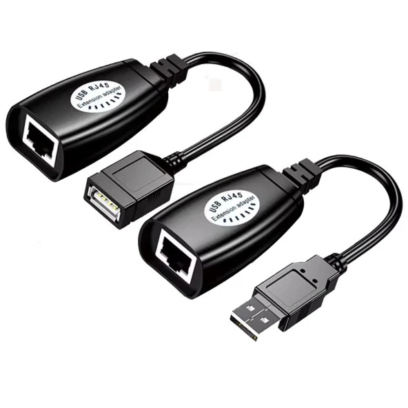 Concord C5605 USB 2.0 RJ45 Sinyal Arttırıcı Uzatma Kablosu